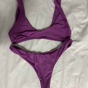 Purple bikini